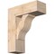 Ekena Millwork Funston Block Smooth Bracket w/ Offset Brace, Douglas Fir, 7 1/2"W x 20"D x 24"H BKT0806X20X24FST05SDF - alternate 1